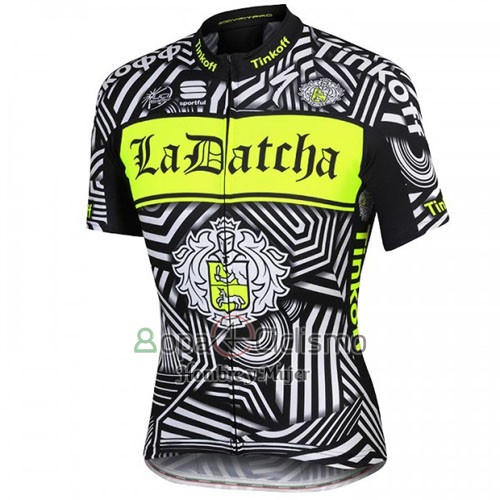 Tinkoff Ropa Ciclismo Culotte Corto 2016 Mangas Cortas Gris